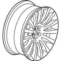 OEM BMW 650i xDrive Gran Coupe Disc Wheel, Light Alloy, Bright-Turned - 36-11-6-851-072