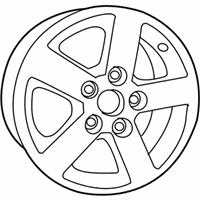 OEM 2010 Dodge Journey Aluminum Wheel - 1AN31PAKAD