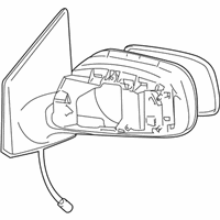 OEM 2011 Toyota Corolla Mirror Assembly - 87910-12C40