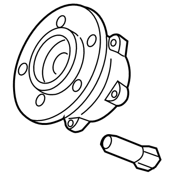 OEM 2021 Chevrolet Bolt EV Rear Hub - 13524088