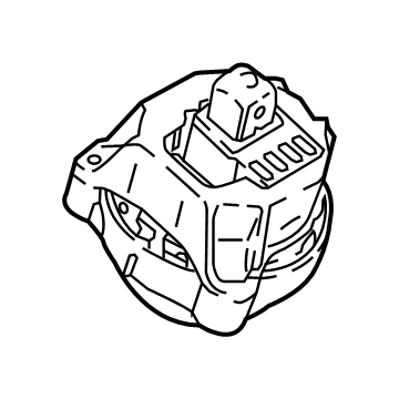 OEM 2022 BMW X3 ENGINE MOUNT, RIGHT - 22-11-9-894-850