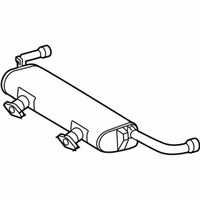 OEM 2009 Lexus SC430 Exhaust Tail Pipe Assembly - 17430-50200