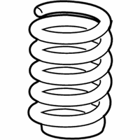 OEM 2008 Chevrolet Silverado 1500 Front Spring - 15911941