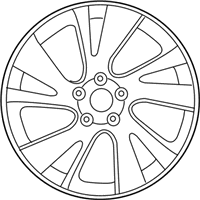 OEM 2016 Nissan Murano Aluminum Wheel - 40300-5AA3A