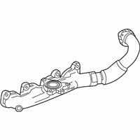 OEM 2018 GMC Terrain Exhaust Manifold Assembly - 55490673