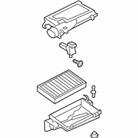 OEM 2008 Lexus LS460 Cleaner Assy, Air W/Element - 17700-38142