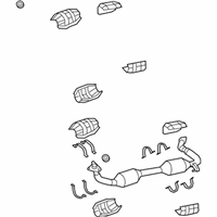 OEM 2021 Toyota Tundra Front Pipe - 17450-0S220