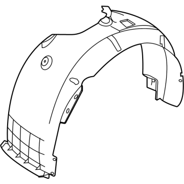 OEM 2022 Hyundai Elantra Guard Assembly-Front Wheel, RH - 86812-AB000