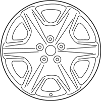 OEM 2006 Lexus LS430 Wheel, Disc - 42611-50390