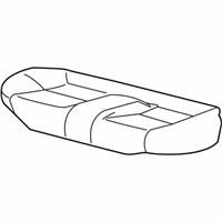 OEM 2016 Acura ILX Pad, Rear Seat Cushion - 82137-TX6-A01