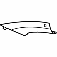OEM 2005 BMW 525i Cover, Column A Right - 51-43-7-069-434