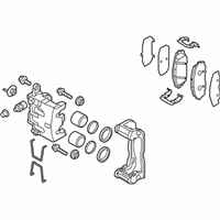 OEM 2019 Kia Sedona Front Brake Assembly, Left - 58110A9000