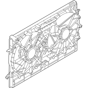 OEM Nissan Rogue Motor & Fan Assy-W/Shroud - 21481-6RA0A