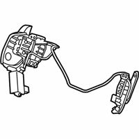 OEM 2011 Acura MDX Switch Assembly, Paddle Shift (Medium Gray) - 78560-STX-A42ZB