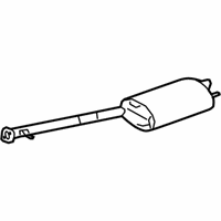 OEM 2010 Lexus LS460 Exhaust Tail Pipe Assembly, Left - 17440-38030