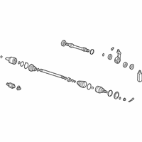 OEM 2005 Hyundai Elantra Shaft Assembly-Drive, RH - 49500-2D412