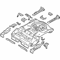 OEM 2016 Ford Escape Floor Pan Assembly - CV6Z-7811215-A