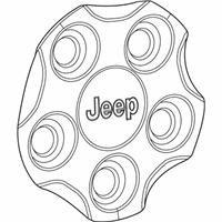 OEM 2022 Jeep Compass Wheel Center Cap - 5VL55RXFAA
