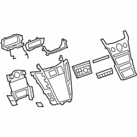 OEM 2010 Cadillac CTS Dash Control Unit - 23103200