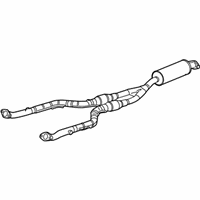 OEM 2007 Lexus IS350 Pipe Assy, Exhaust - 17410-31J30