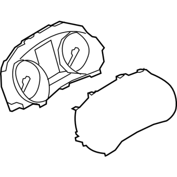 OEM 2022 Nissan Sentra COMBINATION METER ASSY-INSTRUMENT - 24810-6LW1B