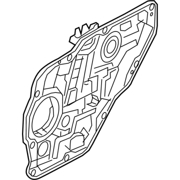 OEM 2022 Hyundai Elantra Panel Assembly-Rear Door Module, LH - 83471-AB000