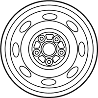 OEM 2010 Toyota Tacoma Wheel, Spare - 42601-AD010
