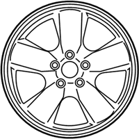 OEM 2005 Toyota Tacoma Wheel, Alloy - 42611-AD021