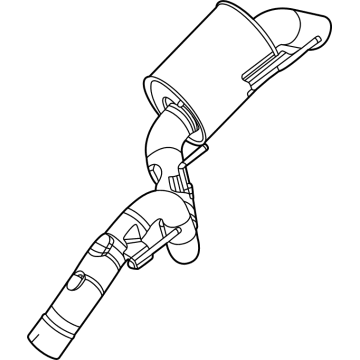 OEM 2022 Jeep Wagoneer RESONATOR-EXHAUST - 68422058AB