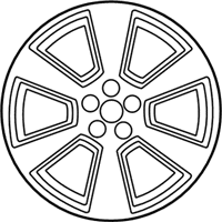 OEM 2005 Toyota Matrix Wheel, Alloy - 42611-AB011