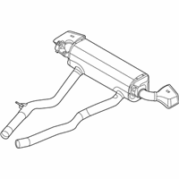 OEM BMW Z4 REAR MUFFLER WITH EXHAUST FL - 18-30-9-895-674