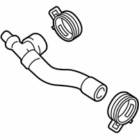 OEM 2012 BMW 550i Coolant Hose - 17-12-7-575-432