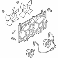 OEM Infiniti Motor Assy-Fan & Shroud - 21481-CM30B