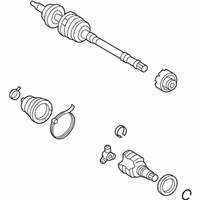 OEM Toyota Axle Assembly - 43410-52211