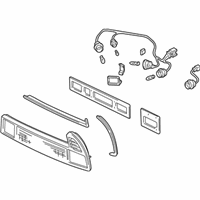 OEM 2000 Acura NSX Taillight Assembly, Driver Side - 33550-SL0-A03