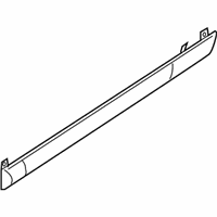 OEM 2008 Saturn Astra Molding, Rear Side Door Center - 24461103