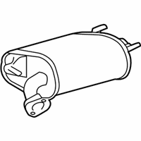 OEM 2015 Toyota Camry Rear Muffler - 17430-0V031