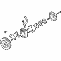 OEM 2010 Infiniti FX35 Power Steering Pump Assembly - 49110-1CB0B