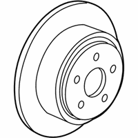 OEM 1999 Ford F-250 Super Duty Rotor - YL3Z-1V125-FB