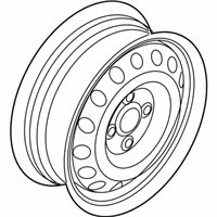 OEM 2007 Hyundai Tucson Wheel Assembly-Temporary - 52910-2E900