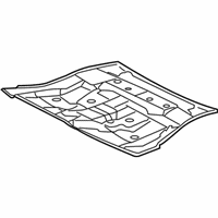 OEM Toyota Solara Center Floor Pan - 58211-07070