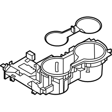 OEM 2021 Kia K5 Cup Holder Assembly - 84670L3000