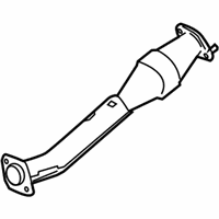 OEM 2008 Nissan Pathfinder Exhaust Tube Assembly, Front - 20020-ZP50A