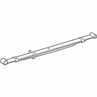 OEM 2012 Toyota Tacoma Leaf Spring Assembly - 48210-04610