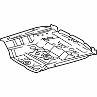 OEM Lexus LS500 Pan Sub-Assy, Rear Floor - 58301-50905