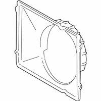 OEM 2006 Toyota Tundra Fan Shroud - 16711-0P010