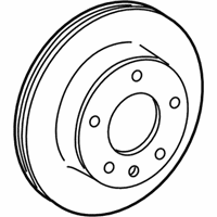 OEM 2003 Dodge Sprinter 3500 Brake Rotor - 5104561AA