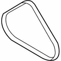 OEM 1995 Hyundai Elantra V-Belt - 97713-28240