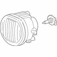 OEM 2008 Pontiac Vibe Lamp, Front Fog - 88973637