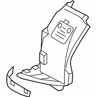 OEM 2008 BMW 135i Cover, Wheel Housing, Bottom Left - 51-11-8-045-961